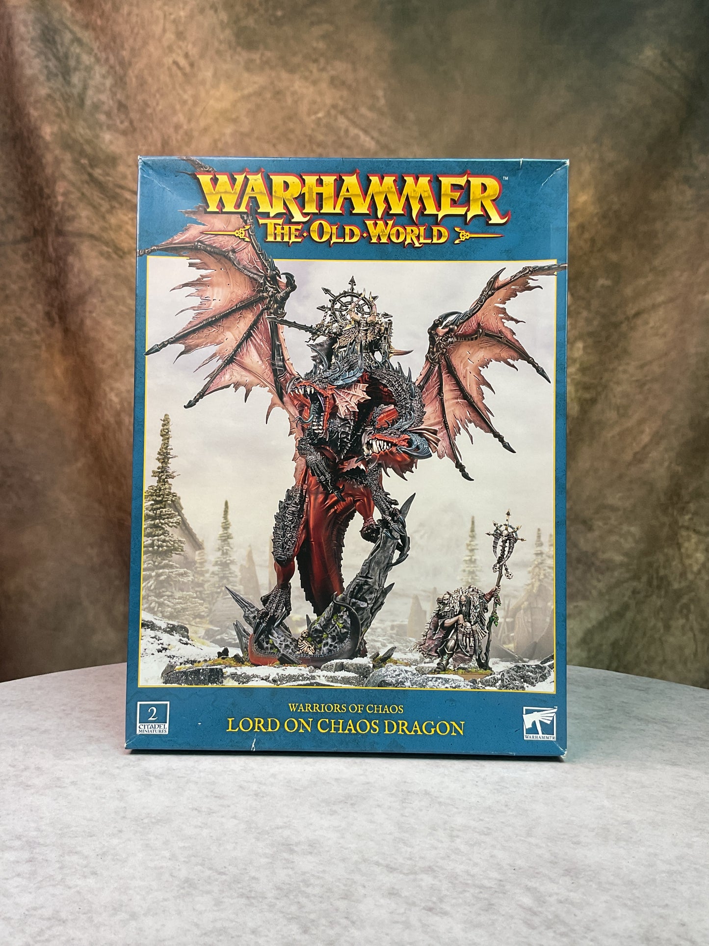 Miniatures - Warhammer - The Old World - Warriors Of Chaos - Lord on Chaos Dragon