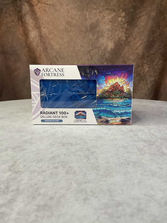 TCG - Arcane Fortress - Radiant 100+ Deluxe Stained Glass Hidden Island