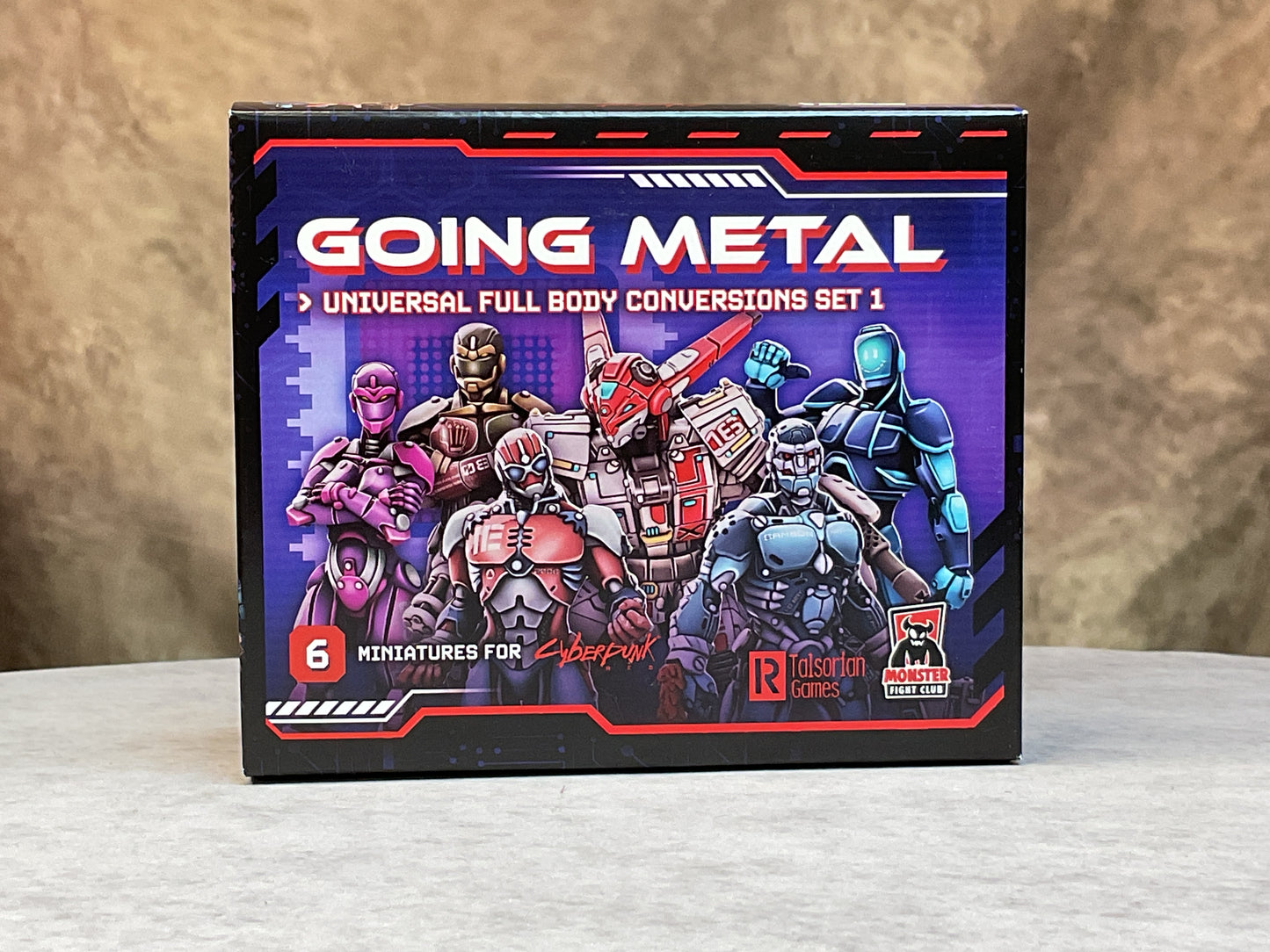 Miniatures – Cyberpunk RED: Combat Zone– Starter Gang– Going Metal
