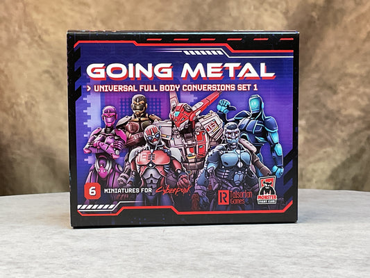 Miniatures – Cyberpunk RED: Combat Zone– Starter Gang– Going Metal