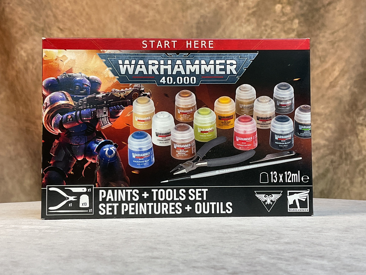 Miniatures - Warhammer - Warhammer 40,000- Paints & Tools Set