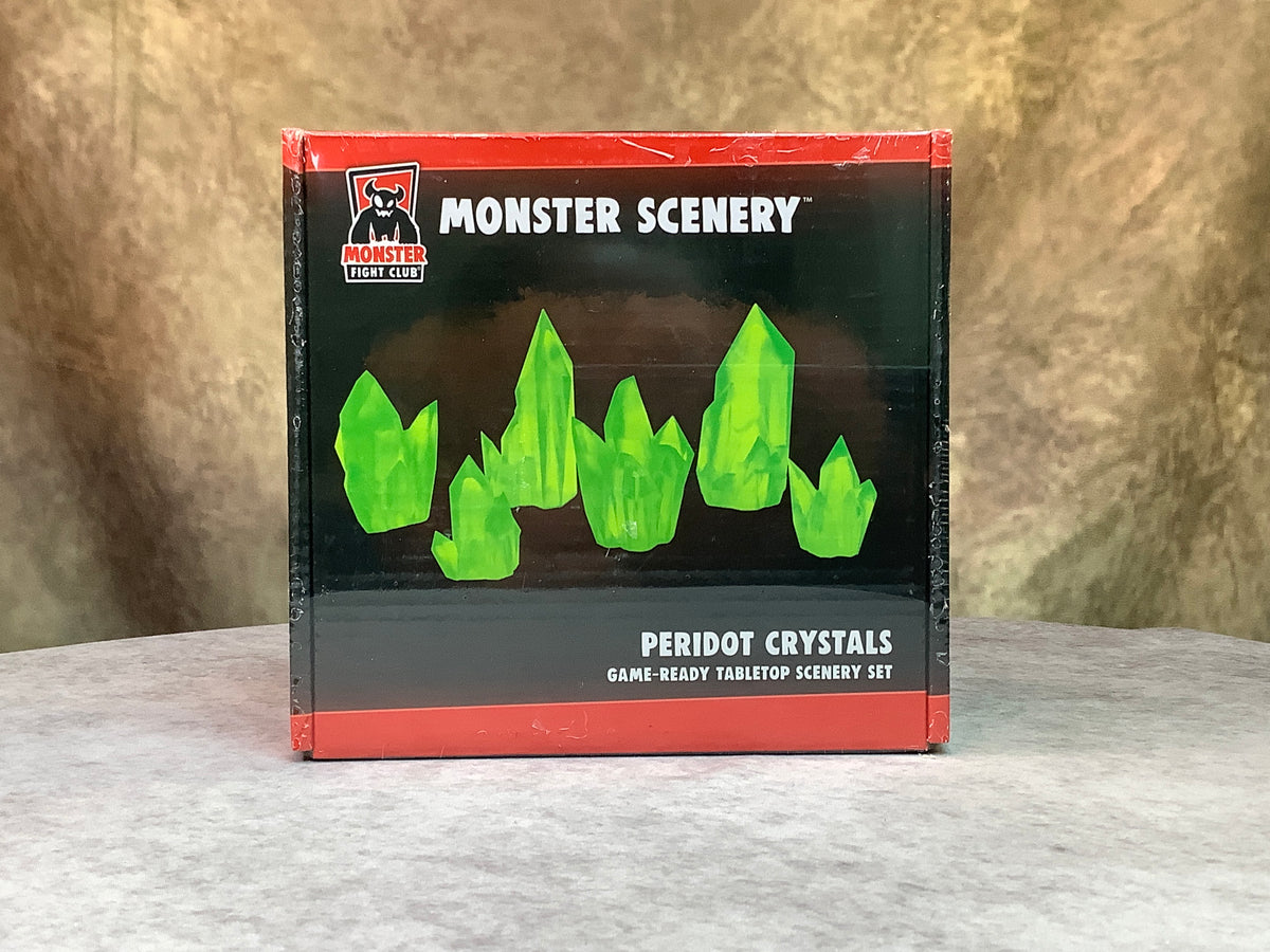 Miniatures - Monster Fight Club - Monster Scenery- Peridot Crystals