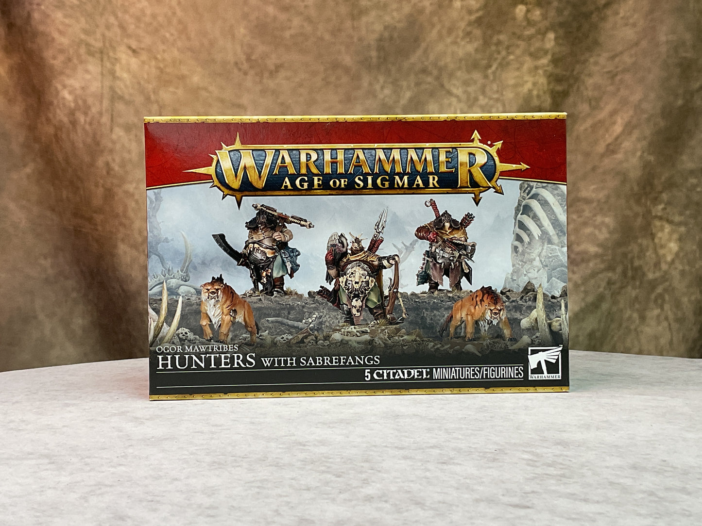 Miniatures - Age of Sigmar - Ogor Mawtribes - Hunters With Saberfangs