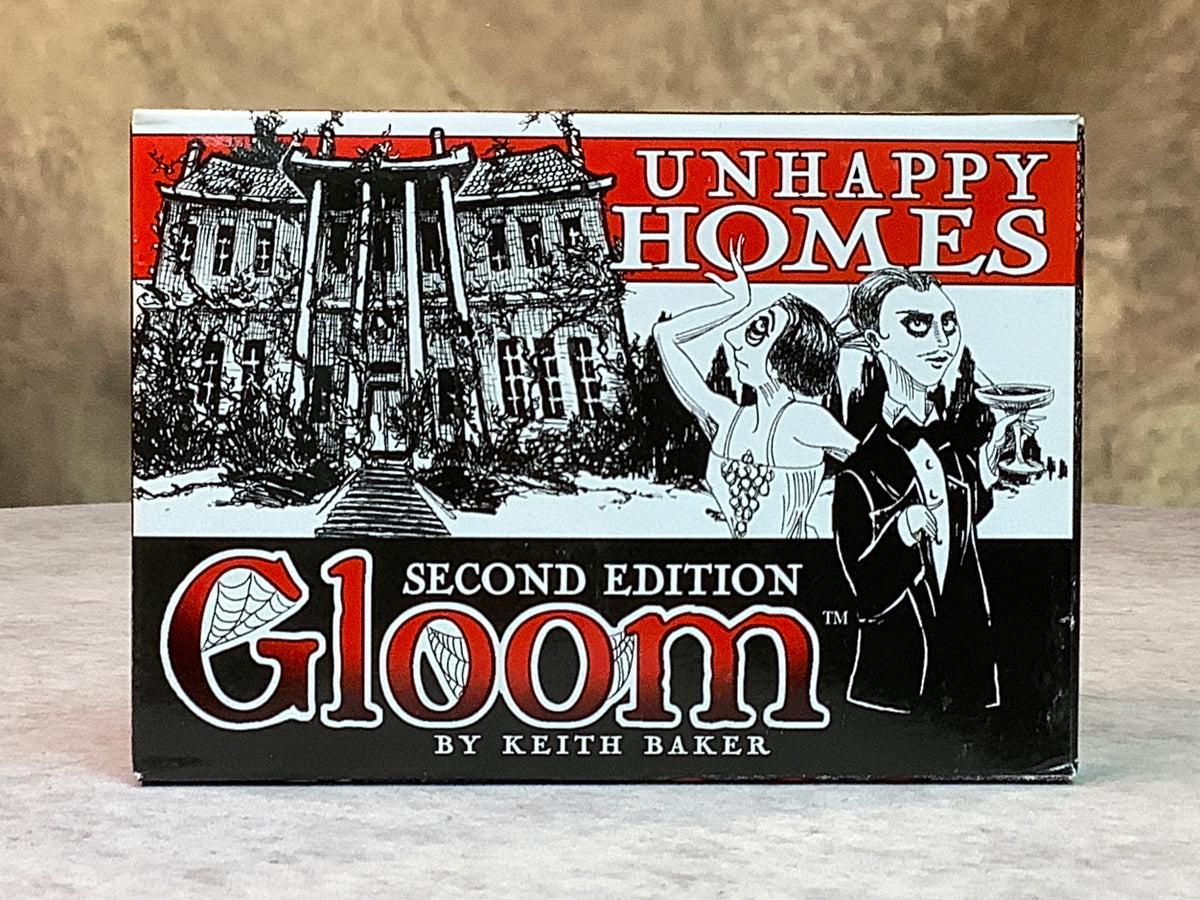 Board Game - Atlas Games- Gloom: Unhappy Homes - 2nd Edition Card Game Expansion