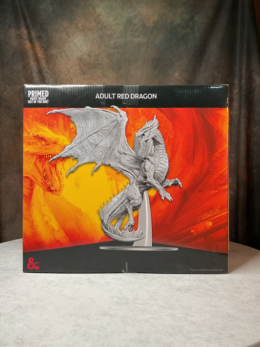 Miniatures – D&D Nolzur's Marvelous Miniatures: Unpainted Minis– Adult Red Dragon