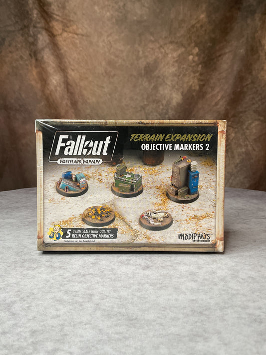 Miniatures - Fallout: Wasteland Warfare - Terrain Expansion: Objective Markers 2