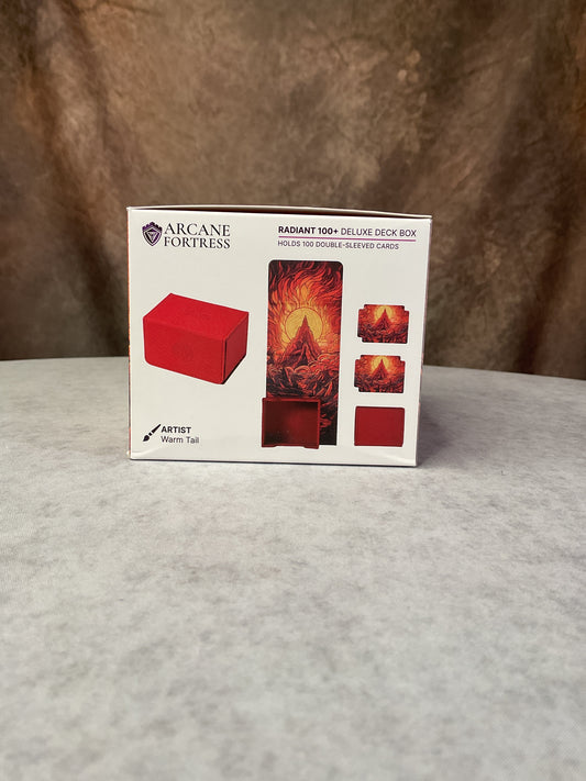 TCG - Arcane Fortress- Radiant 100+ Deluxe Stained Glass Burning Mountain