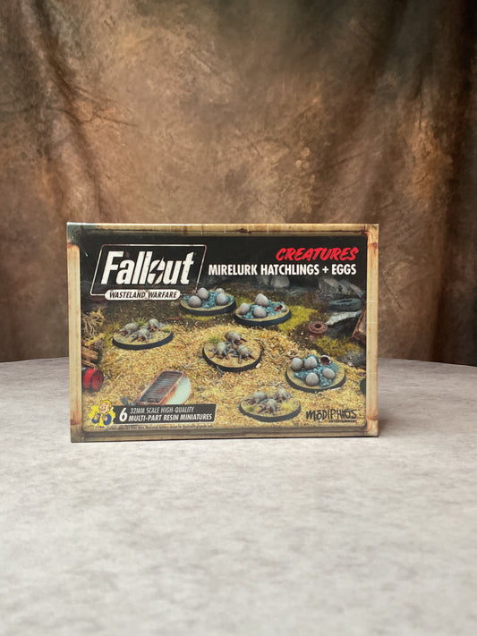 Miniatures - Fallout: Wasteland Warfare - Creatures: Mirelurk Hatchlings + Eggs