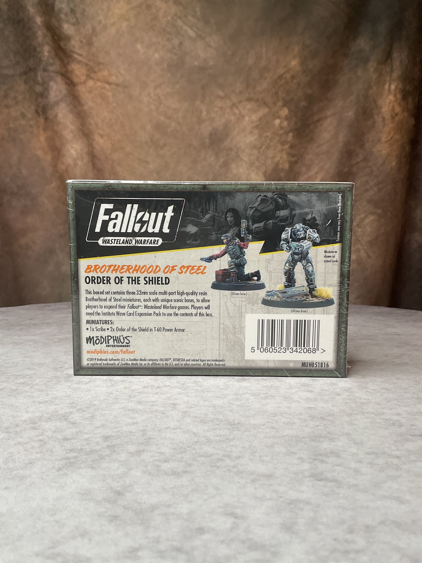 Miniatures - Fallout: Wasteland Warfare - Brotherhood of Steel: Order of the Shield
