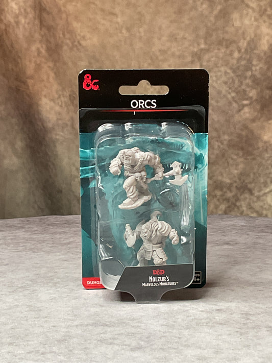 Miniatures – D&D Nolzur's Marvelous Miniatures: Unpainted Minis– Wave 1– Orcs