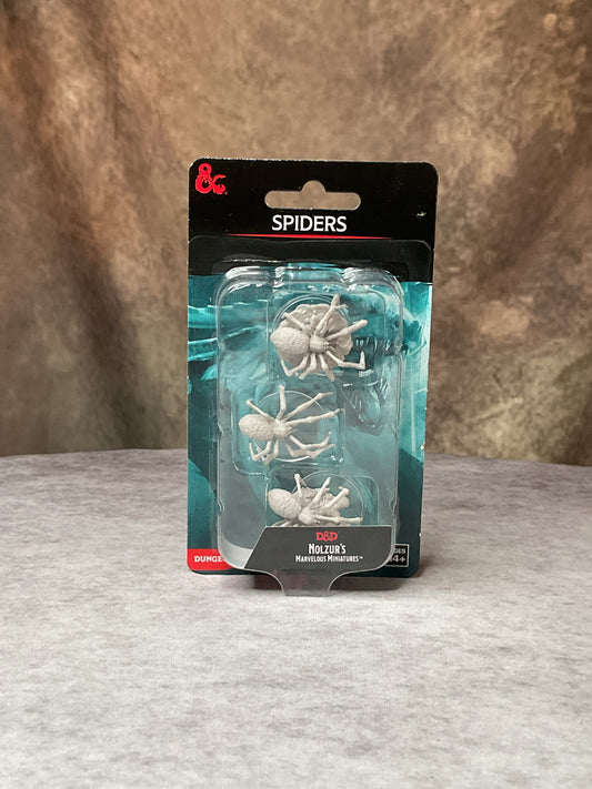 Miniatures – D&D Nolzur's Marvelous Miniatures: Unpainted Minis– Wave 1– Spiders