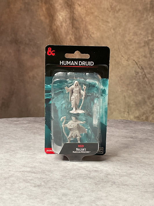 Miniatures – D&D Nolzur's Marvelous Miniatures: Unpainted Minis– Wave 14– Human Druid Male