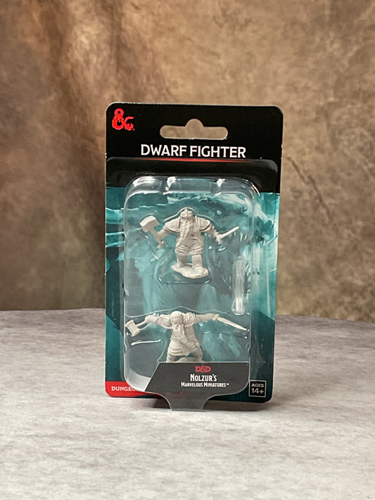 Miniatures – D&D Nolzur's Marvelous Miniatures: Unpainted Minis– Wave 1– Dwarf Male Fighter