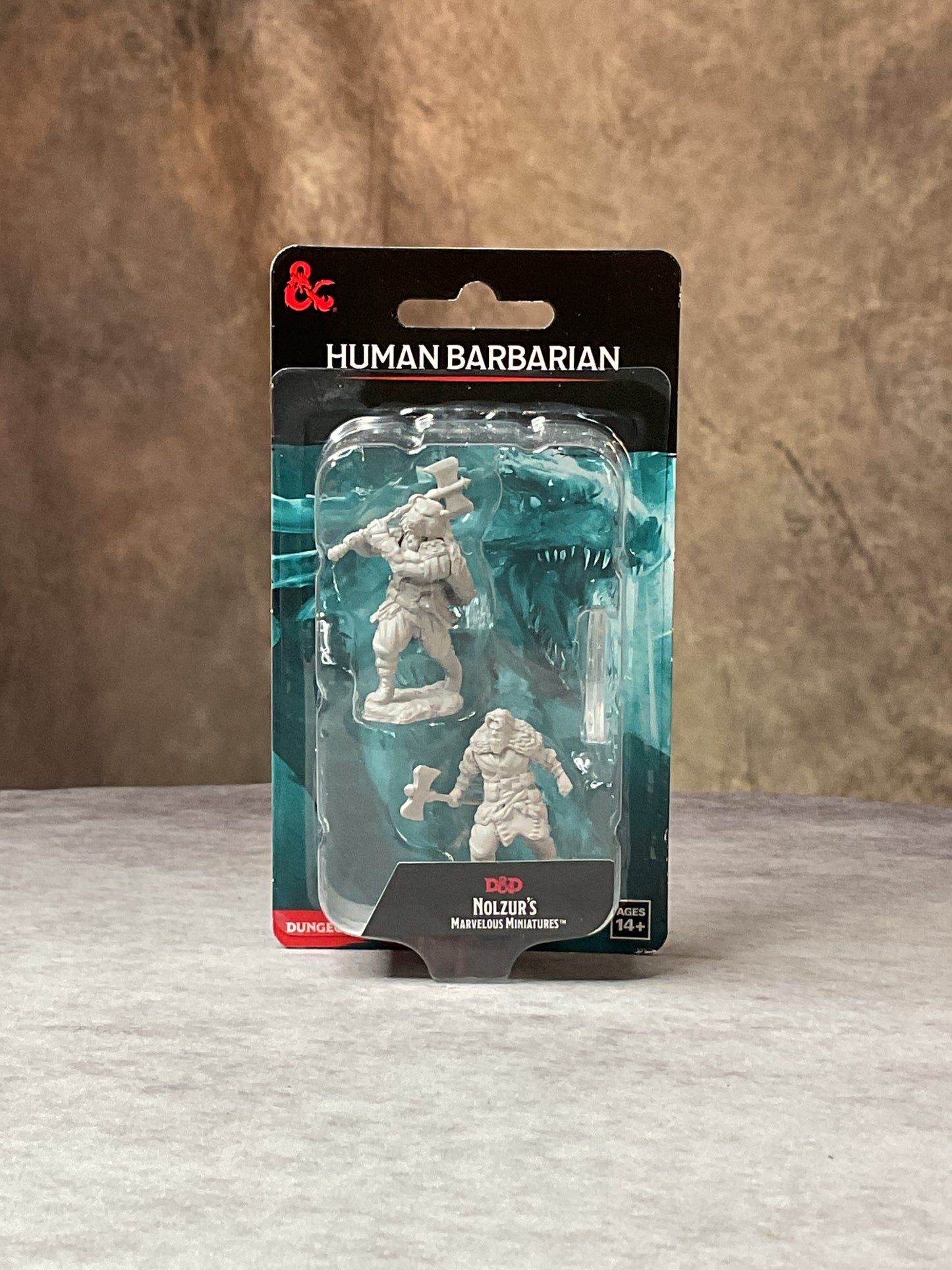 Miniatures – D&D Nolzur's Marvelous Miniatures: Unpainted Minis– Wave 1– Human Male Barbarian
