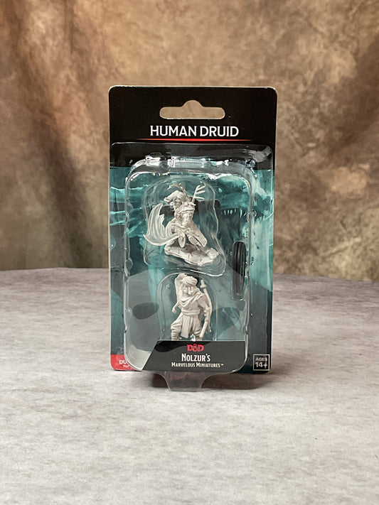 Miniatures – D&D Nolzur's Marvelous Miniatures: Unpainted Minis– Wave 6– Male Human Druid
