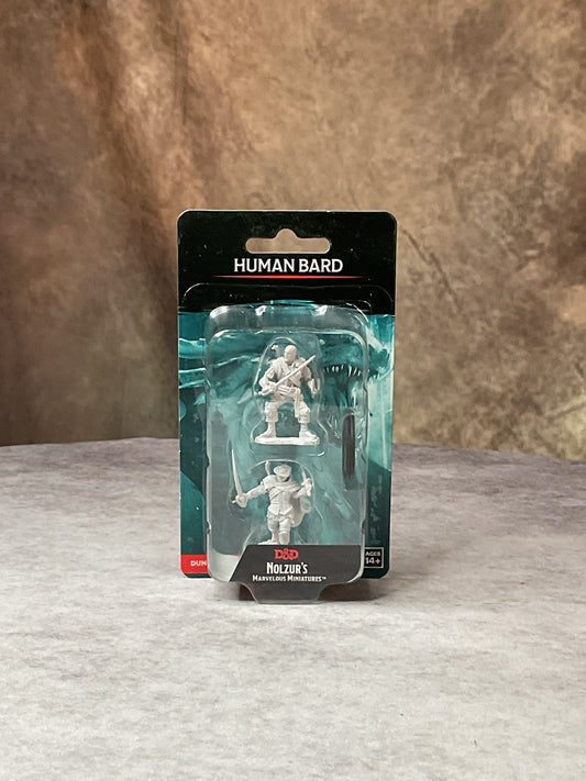 Miniatures – D&D Nolzur's Marvelous Miniatures: Unpainted Minis– Wave 4– Human Male Bard