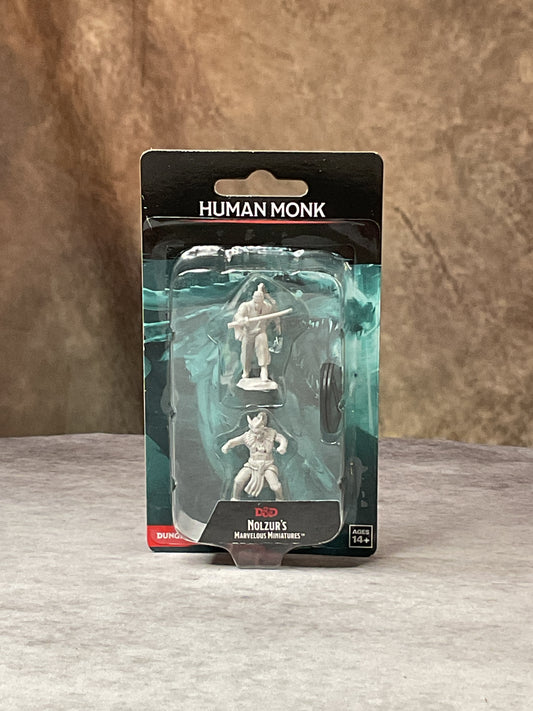 Miniatures – D&D Nolzur's Marvelous Miniatures: Unpainted Minis– Wave 8– Male Human Monk