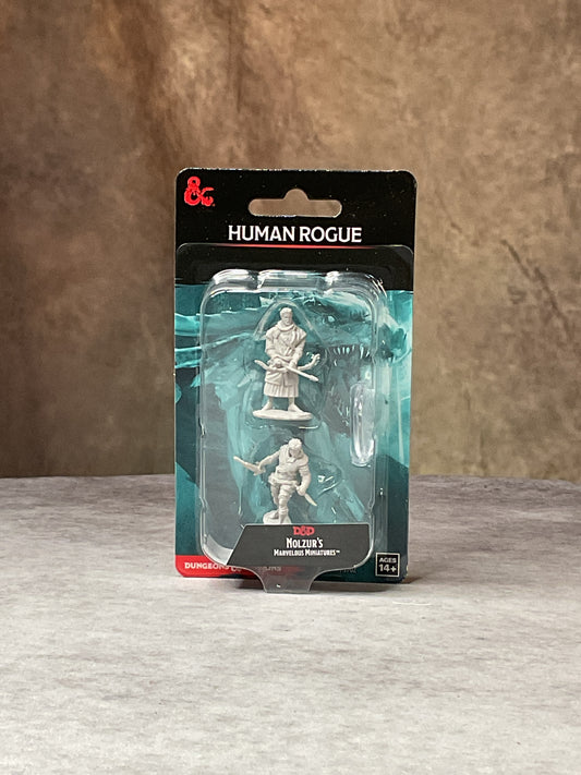 Miniatures – D&D Nolzur's Marvelous Miniatures: Unpainted Minis– Wave 9– Male Human Rogue
