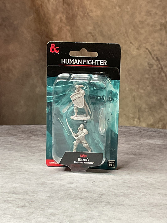 Miniatures – D&D Nolzur's Marvelous Miniatures: Unpainted Minis– Wave 13– Human Fighter Male