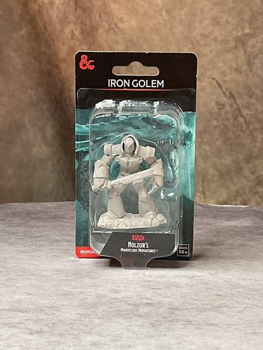 Miniatures – D&D Nolzur's Marvelous Miniatures: Unpainted Minis– Wave 10– Iron Golem