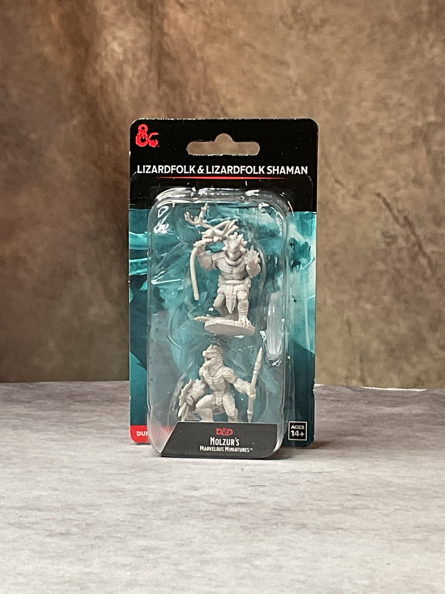 Miniatures – D&D Nolzur's Marvelous Miniatures: Unpainted Minis– Wave 12– Lizardfolk & Lizardfolk Shaman