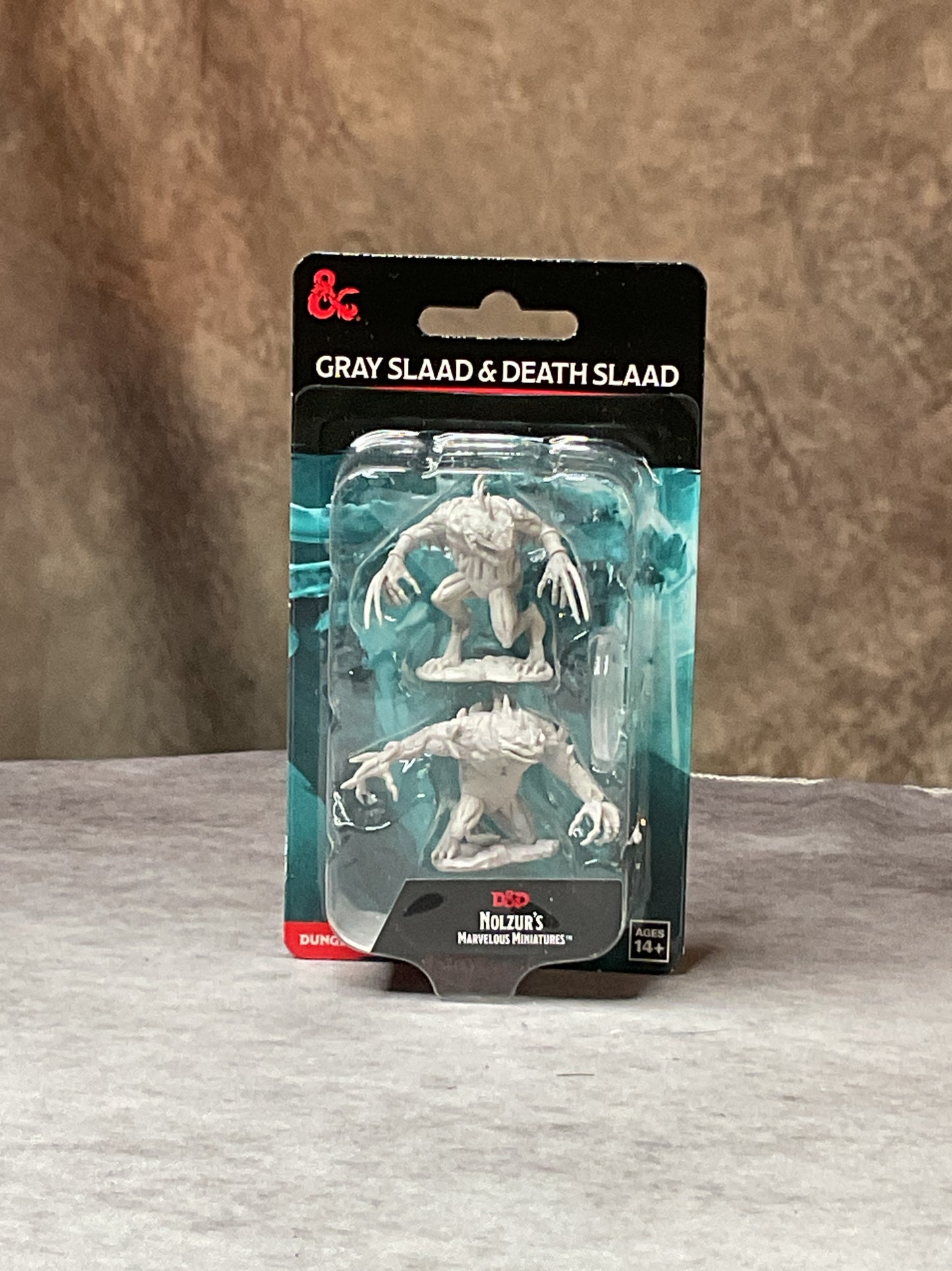 Miniatures – D&D Nolzur's Marvelous Miniatures: Unpainted Minis– Wave 5– Gray Slaad & Death Slaad