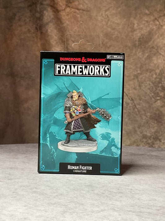 Miniatures – D&D Frameworks: Wave 1– Human Fighter Male