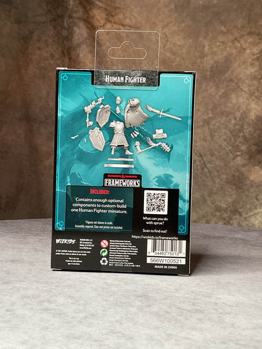 Miniatures – D&D Frameworks: Wave 1– Human Fighter Male