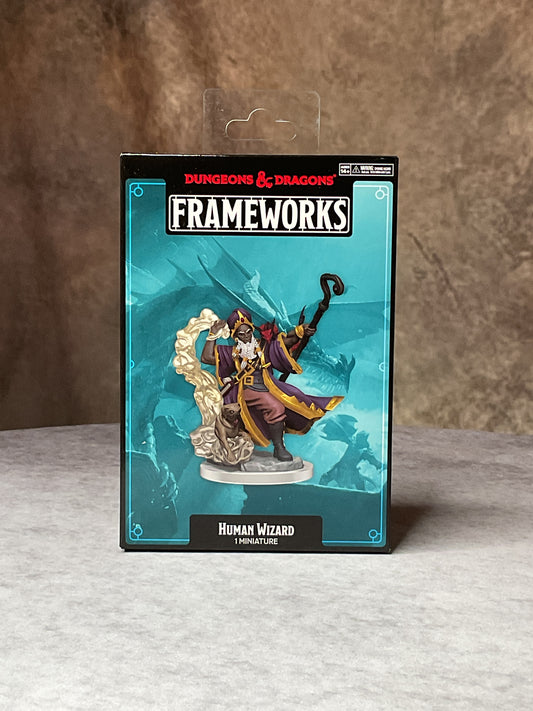Miniatures – D&D Frameworks: Wave 1– Human Wizard Male
