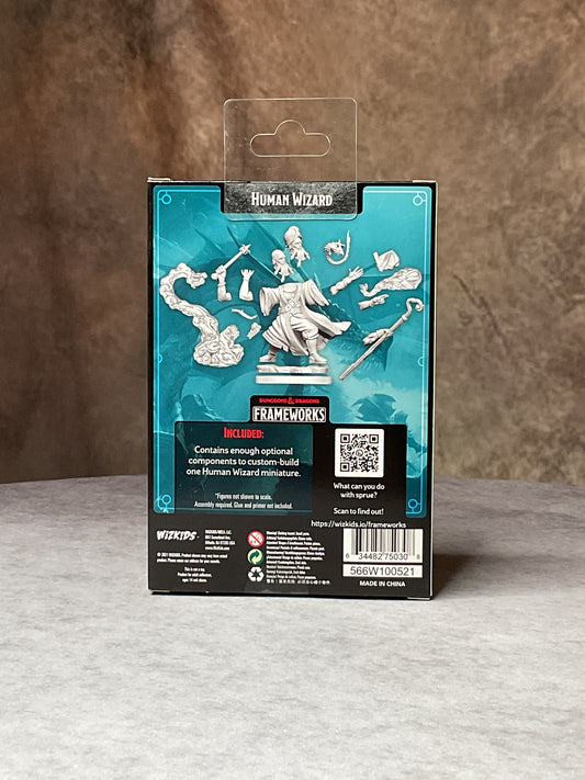 Miniatures – D&D Frameworks: Wave 1– Human Wizard Male