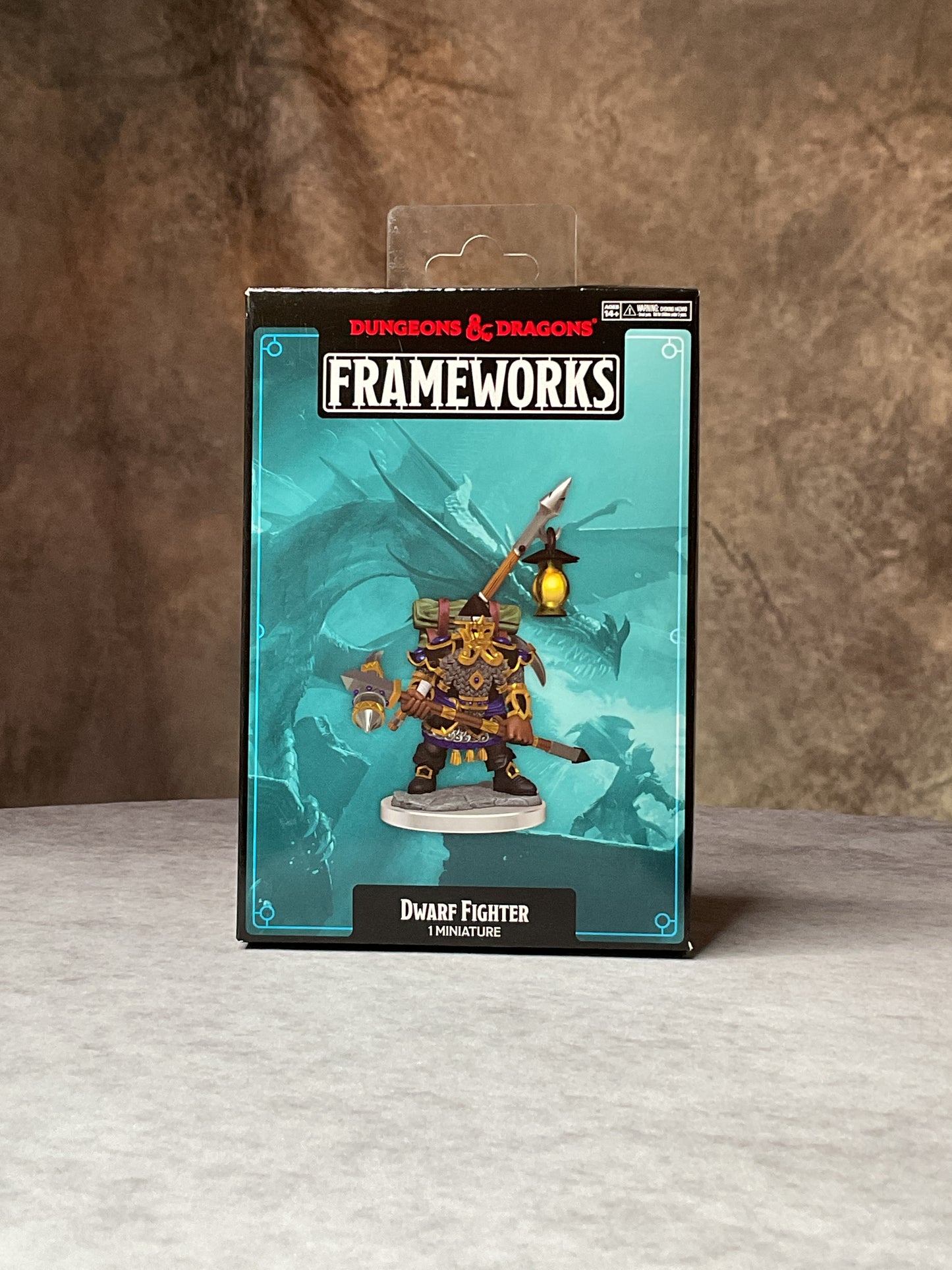 Miniatures – D&D Frameworks: Wave 1– Dwarf Fighter Male