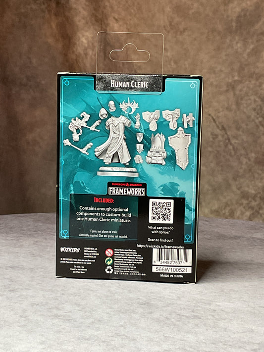 Miniatures – D&D Frameworks: Wave 1– Human Cleric Male