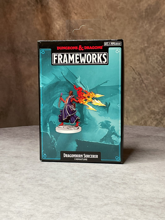 Miniatures – D&D Frameworks: Wave 1– Dragonborn Sorcerer Female