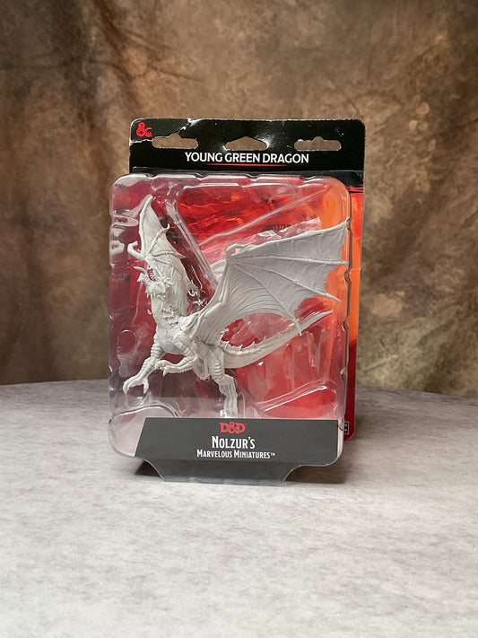 Miniatures – D&D Nolzur's Marvelous Miniatures: Unpainted Minis– Wave 8– Young Green Dragon