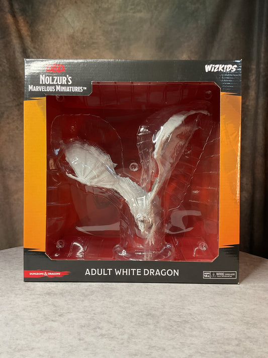 Miniatures – D&D Nolzur's Marvelous Miniatures: Unpainted Minis– Wave 15– Adult White Dragon