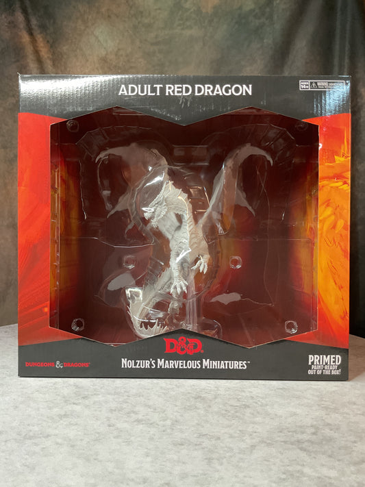Miniatures – D&D Nolzur's Marvelous Miniatures: Unpainted Minis– Adult Red Dragon