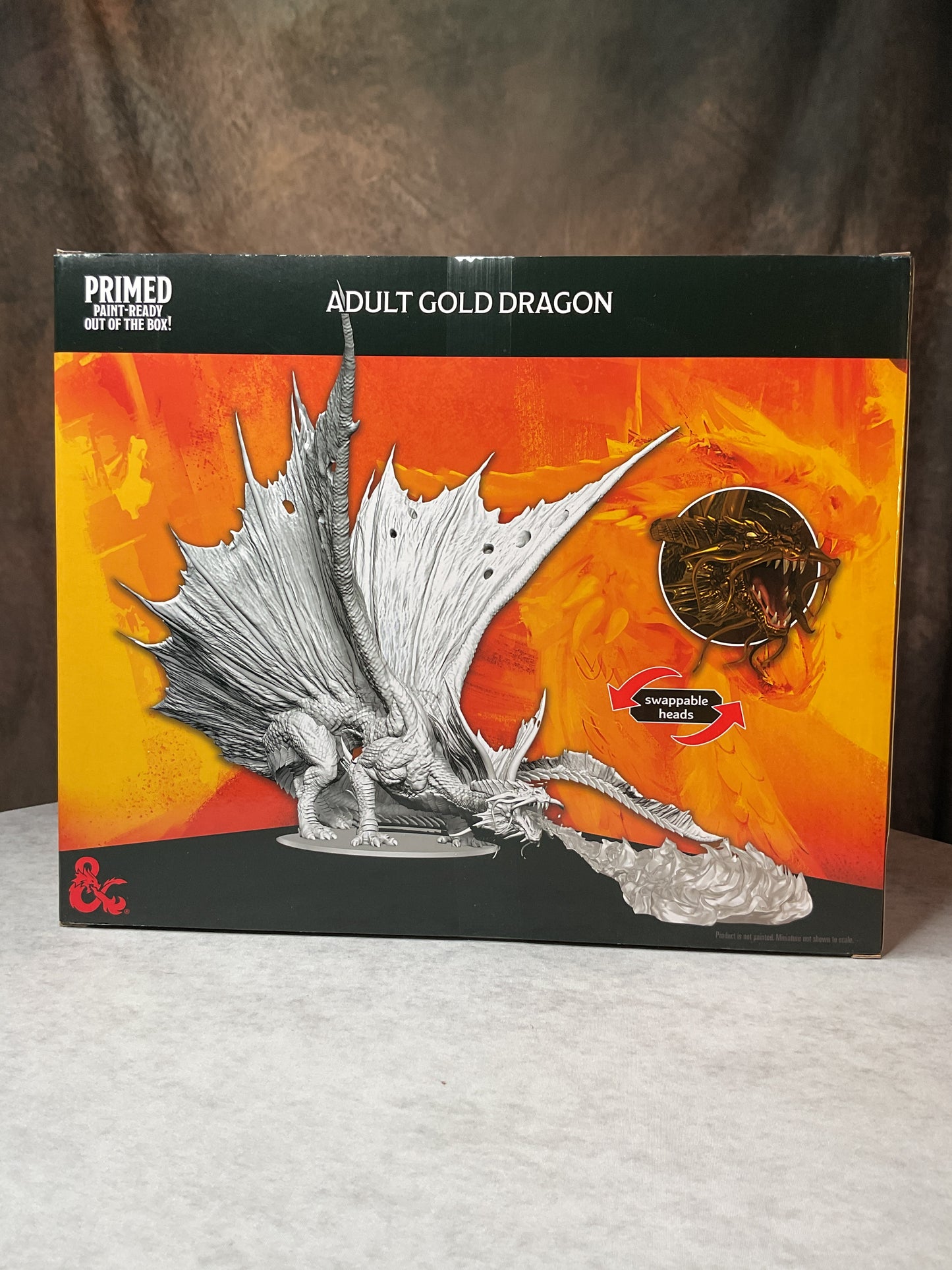 Miniatures – D&D Nolzur's Marvelous Miniatures: Unpainted Minis– Adult Gold Dragon