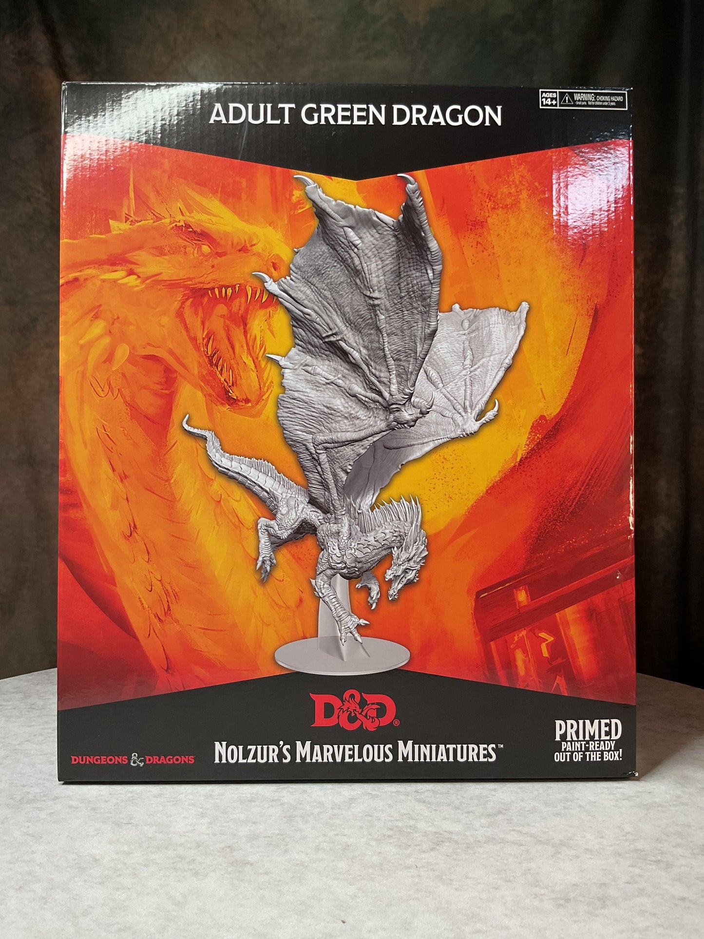 Miniatures – D&D Nolzur's Marvelous Miniatures: Unpainted Minis– Adult Green Dragon