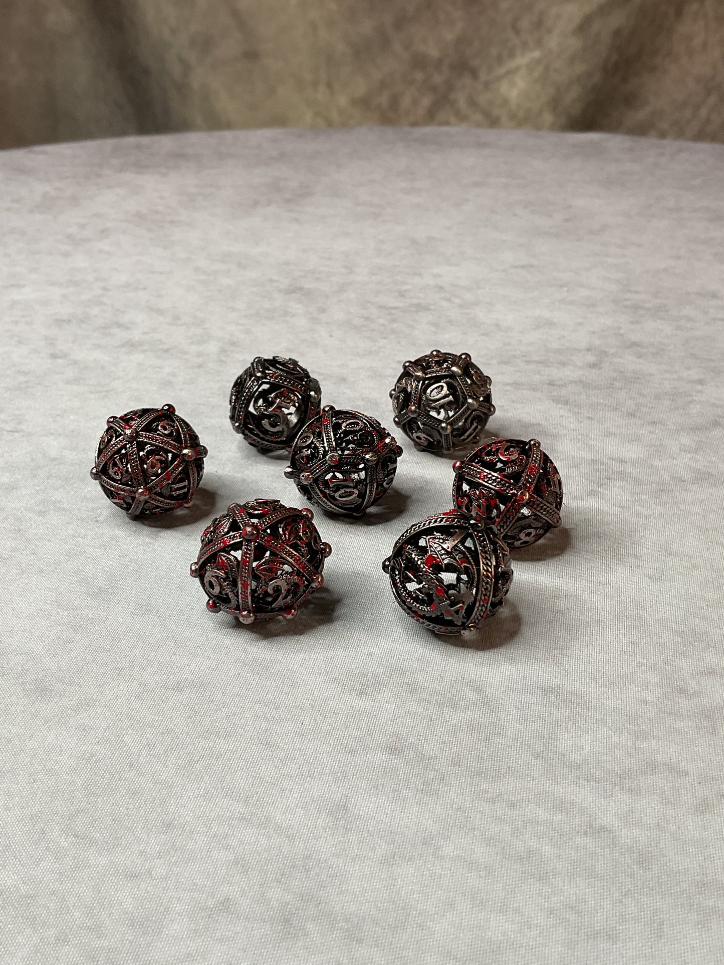 RPG – Lethal Shadows – Dragon’s Blood Dice Set (Hidden)