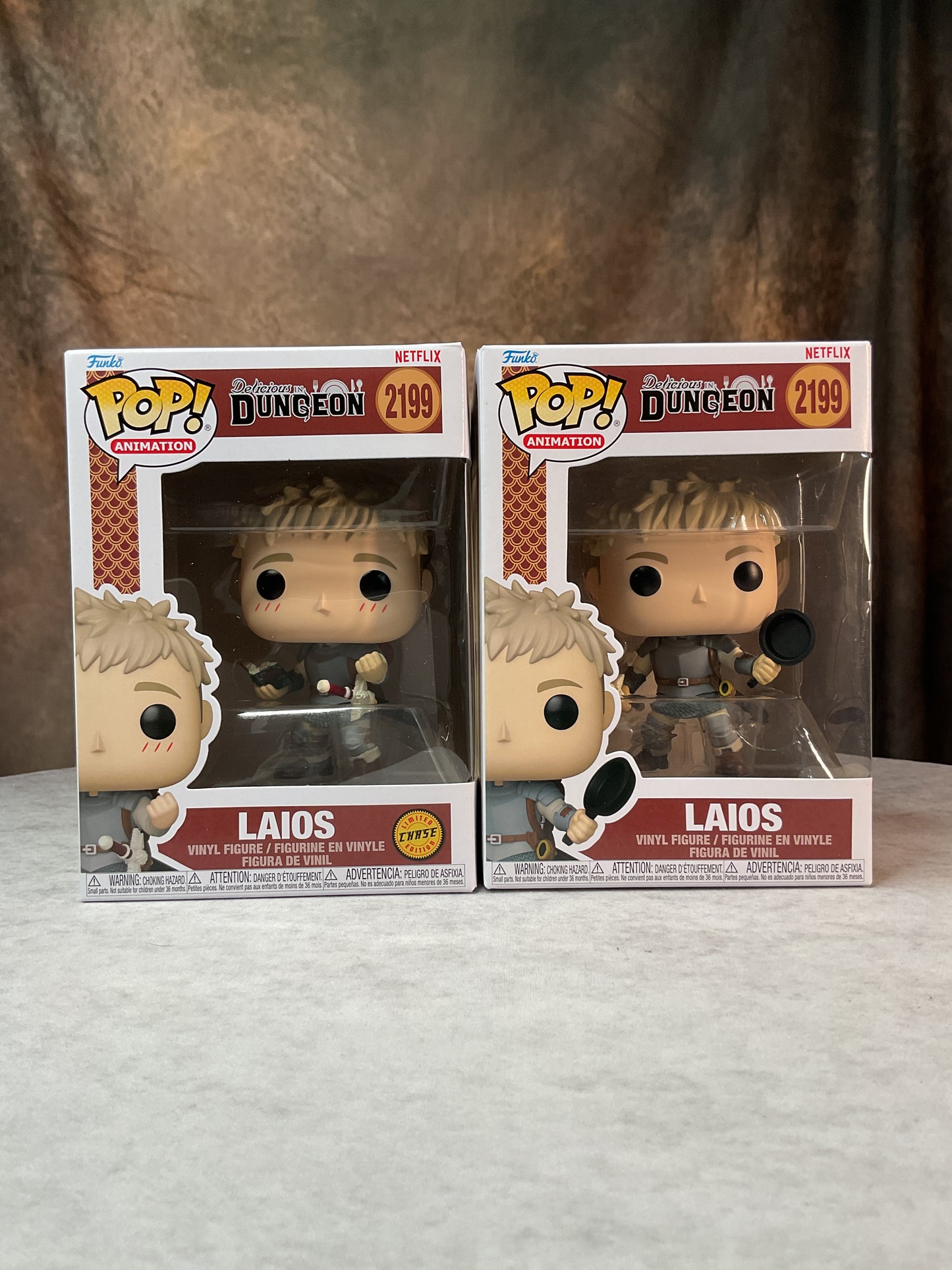 Collectibles – Funko – Delicious in Dungeon Laios Pop! Common PLUS Chase