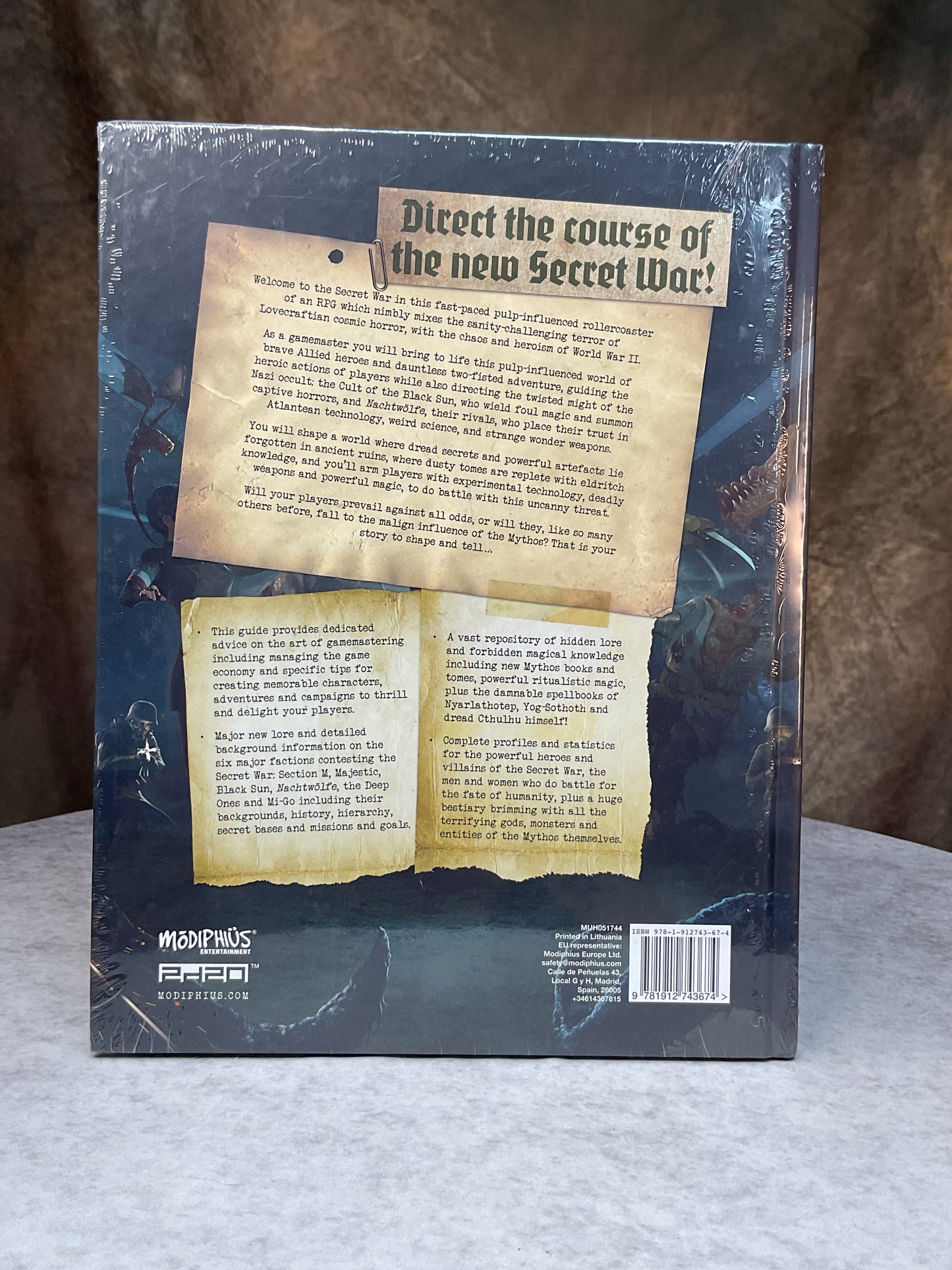RPGS - Achtung! Cthulhu 2d20: Gamemaster's Guide
