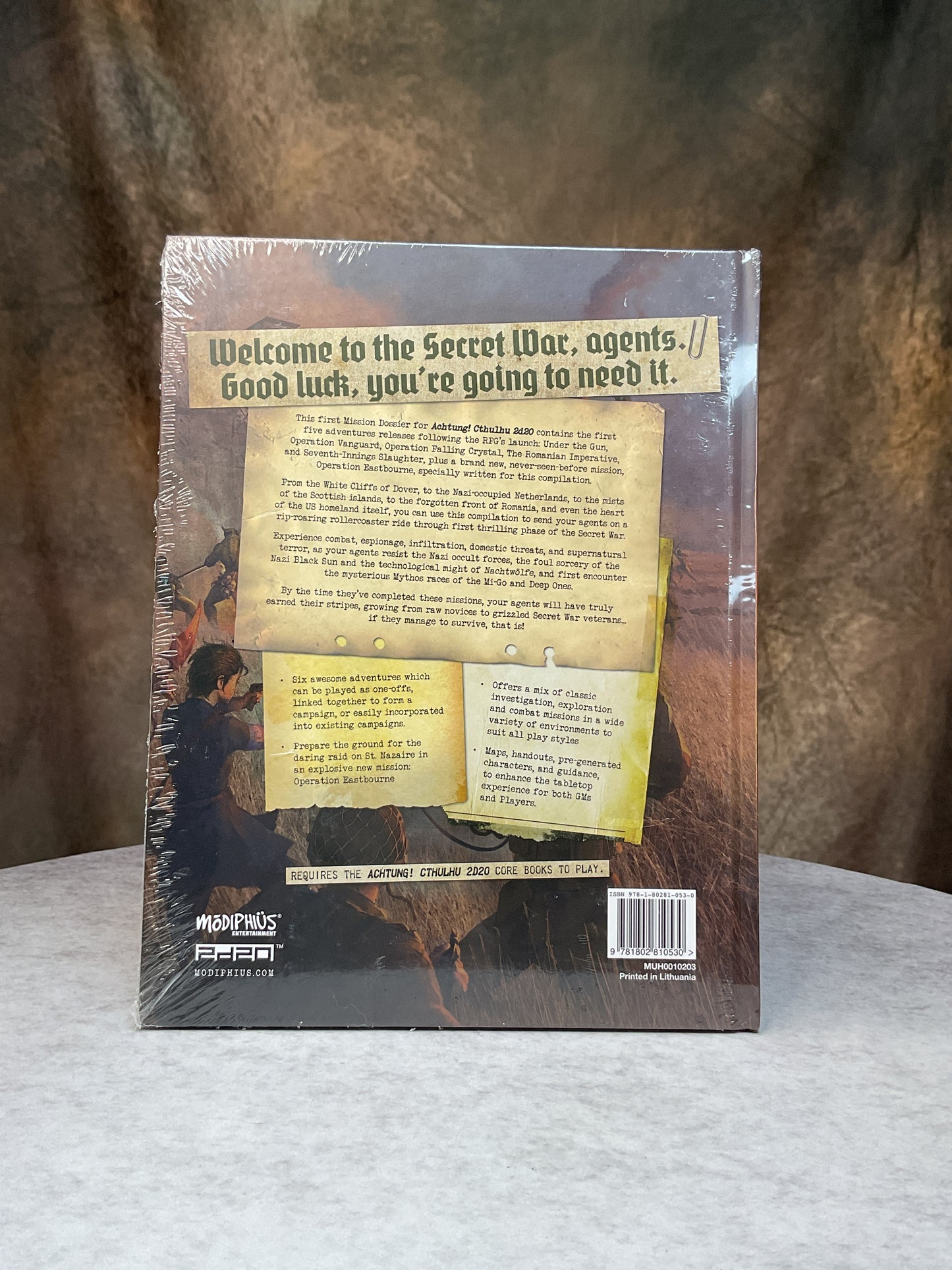RPGS - Achtung! Cthulhu 2d20: Mission Dossier 1 - Behind Enemy Lines