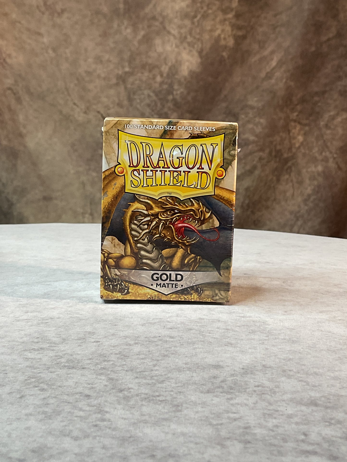 TCG – Dragon Shield – Standard Matte Sleeves Gold (100ct)
