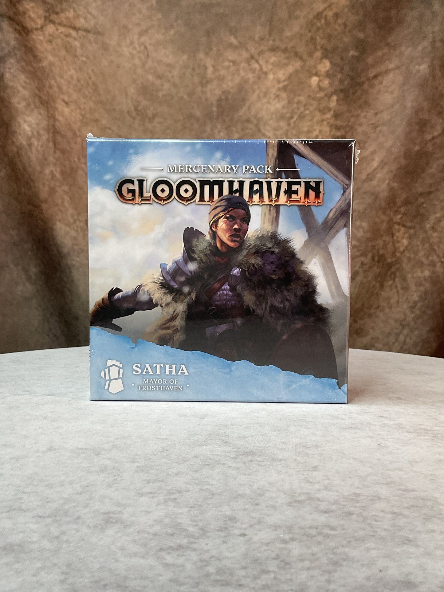 Board Game – Gloomhaven – Mercenary Pack Satha, Mayor of Frosthaven
