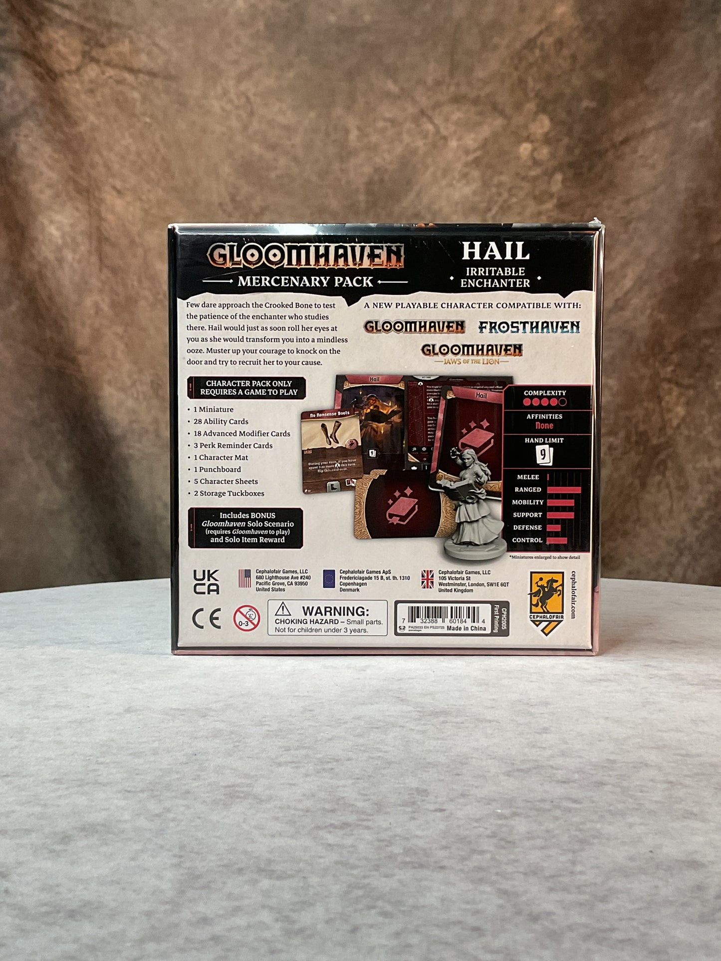 Board Game – Gloomhaven – Mercenary Pack Hail, Irritable Enchanter