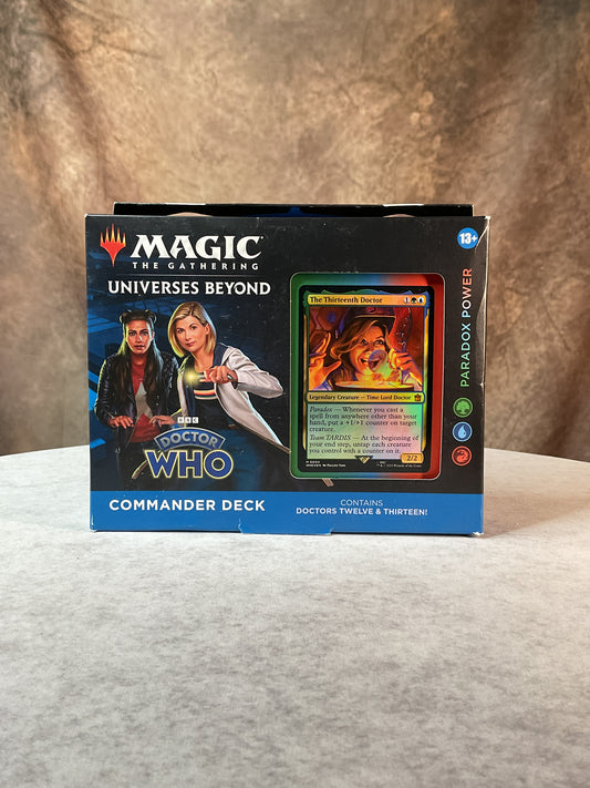 TCG - Magic the Gathering - Dr. Who Commander Deck Paradox Power