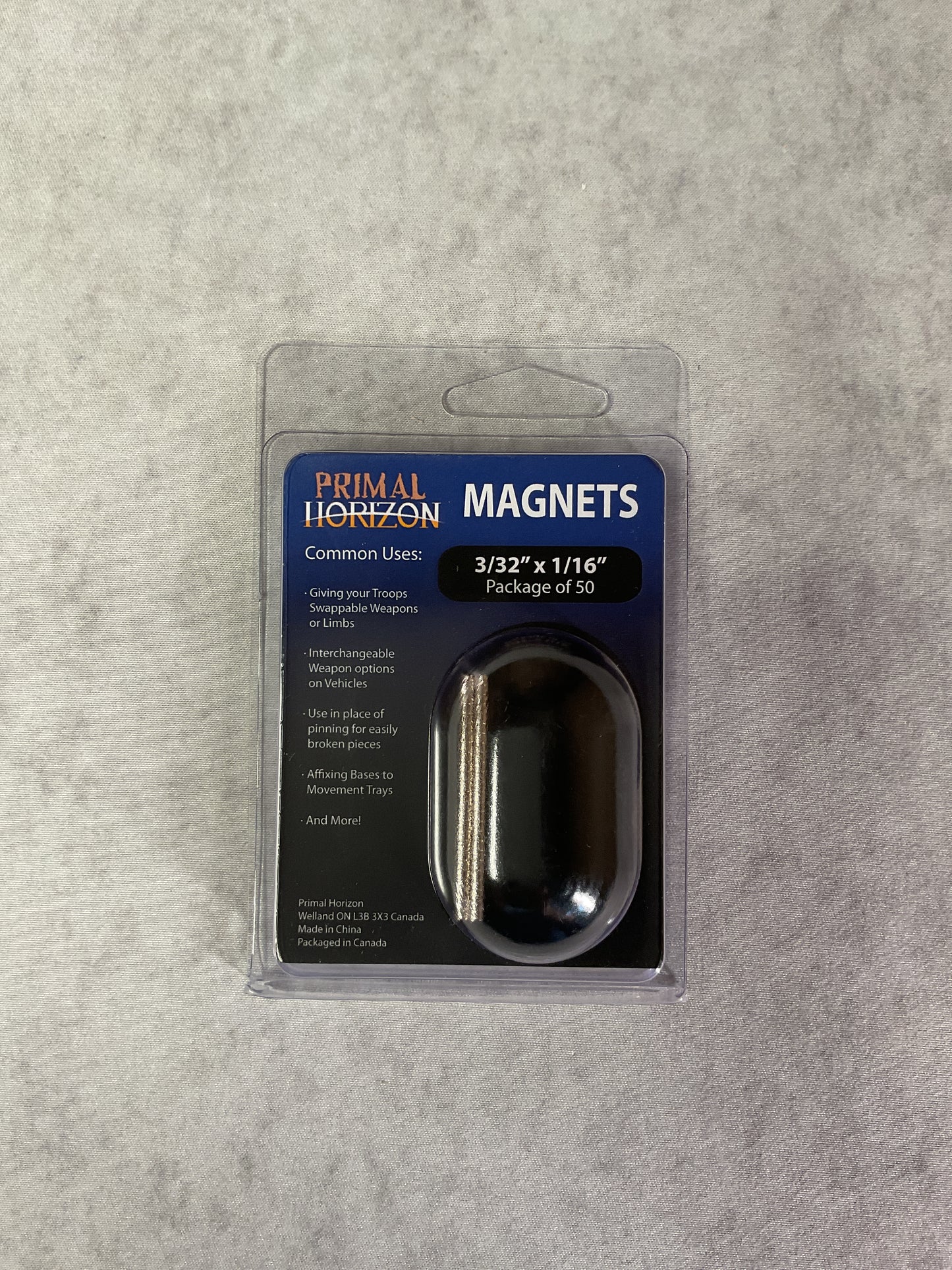 Supplies - Primal Horizon - Magnets 3/32 in x 1/16 in (50)