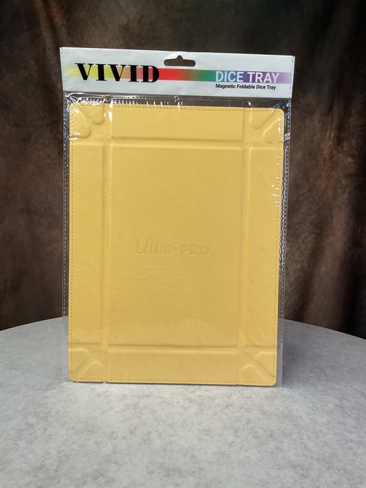 Accessories - Ultra PRO - Dice Tray Vivid Magnetic Foldable- Yellow