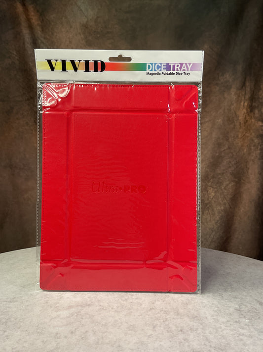 Accessories - Ultra PRO - Dice Tray Vivid Magnetic Foldable- Red
