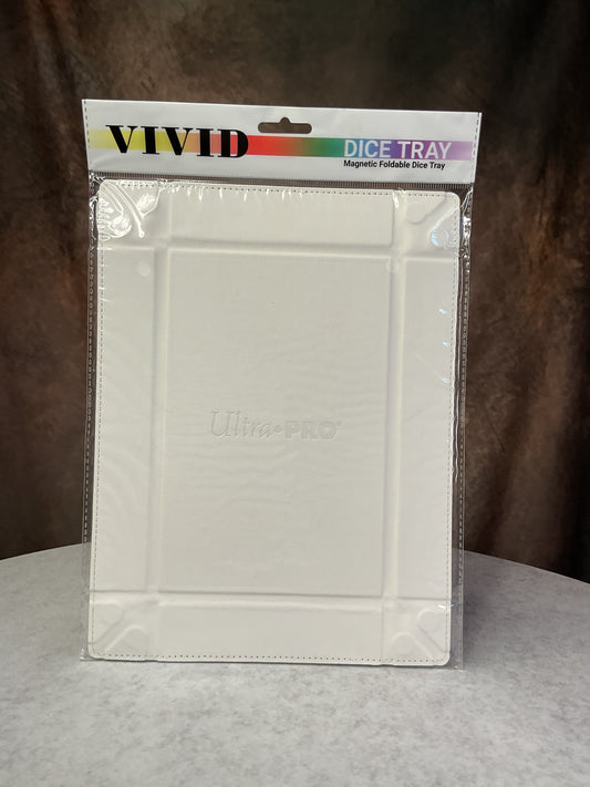 Accessories - Ultra PRO - Dice Tray Vivid Magnetic Foldable- White